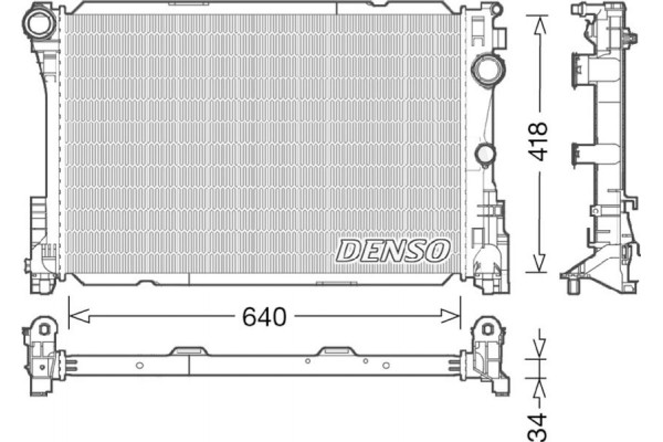 Denso Ψυγείο, Ψύξη Κινητήρα - DRM17049