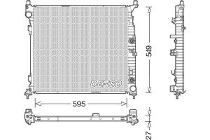 Denso Ψυγείο, Ψύξη Κινητήρα - DRM17055