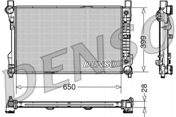 Denso Ψυγείο, Ψύξη Κινητήρα - DRM17079
