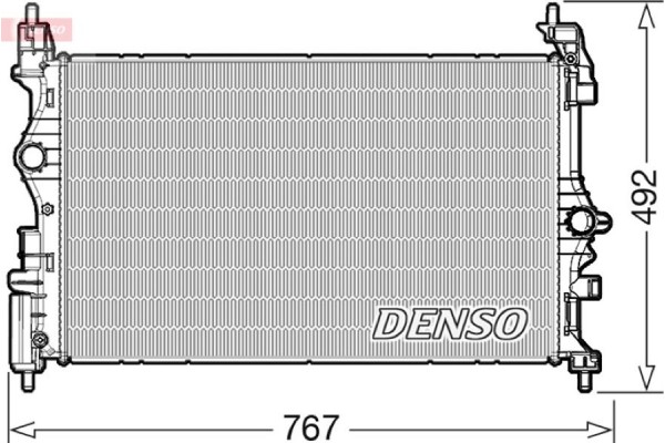 Denso Ψυγείο, Ψύξη Κινητήρα - DRM20019