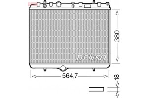 Denso Ψυγείο, Ψύξη Κινητήρα - DRM21055