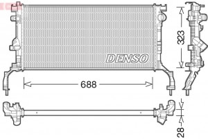 Denso Ψυγείο, Ψύξη Κινητήρα - DRM23038