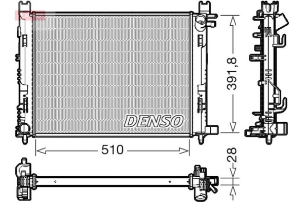 Denso Ψυγείο, Ψύξη Κινητήρα - DRM23109
