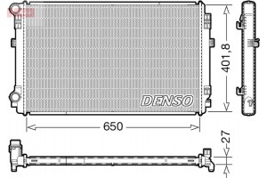 Denso Ψυγείο, Ψύξη Κινητήρα - DRM32048