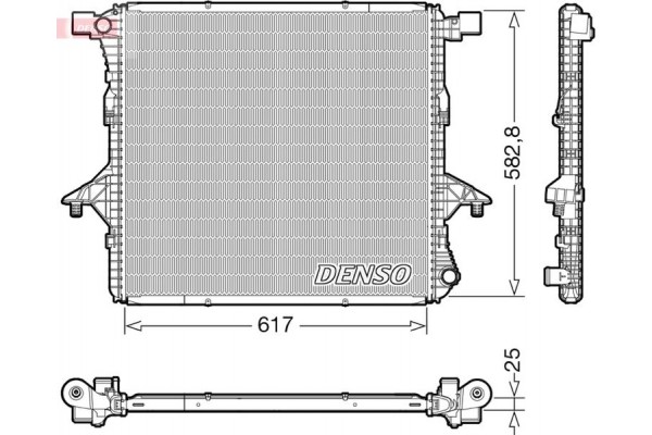 Denso Ψυγείο, Ψύξη Κινητήρα - DRM32052
