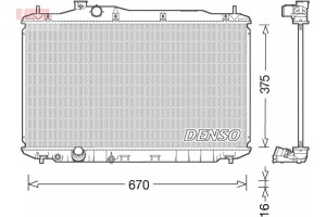 Denso Ψυγείο, Ψύξη Κινητήρα - DRM40040