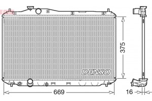 Denso Ψυγείο, Ψύξη Κινητήρα - DRM40042