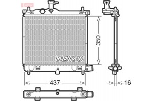 Denso Ψυγείο, Ψύξη Κινητήρα - DRM41009