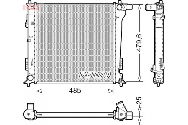 Denso Ψυγείο, Ψύξη Κινητήρα - DRM41020