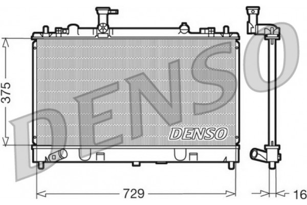 Denso Ψυγείο, Ψύξη Κινητήρα - DRM44011