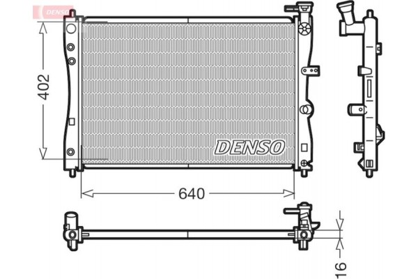 Denso Ψυγείο, Ψύξη Κινητήρα - DRM45005