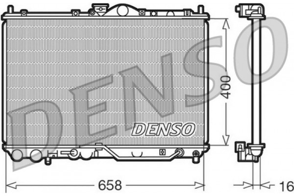Denso Ψυγείο, Ψύξη Κινητήρα - DRM45011