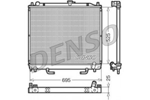 Denso Ψυγείο, Ψύξη Κινητήρα - DRM45015