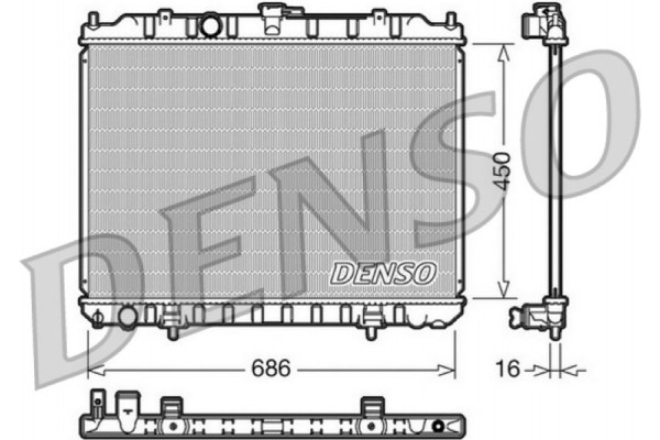 Denso Ψυγείο, Ψύξη Κινητήρα - DRM46004
