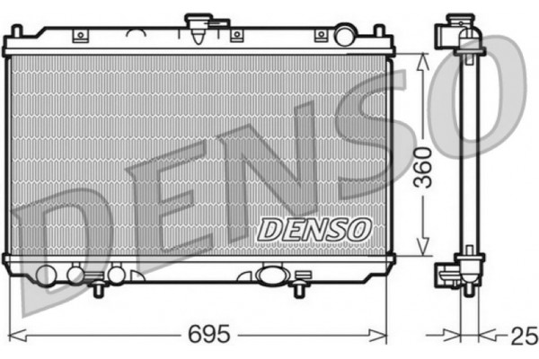 Denso Ψυγείο, Ψύξη Κινητήρα - DRM46014