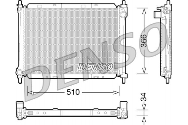 Denso Ψυγείο, Ψύξη Κινητήρα - DRM46037