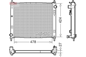 Denso Ψυγείο, Ψύξη Κινητήρα - DRM46044