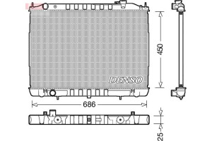Denso Ψυγείο, Ψύξη Κινητήρα - DRM46050