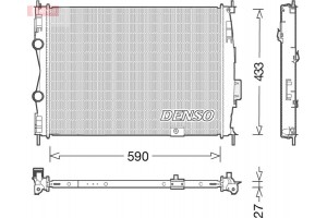 Denso Ψυγείο, Ψύξη Κινητήρα - DRM46051