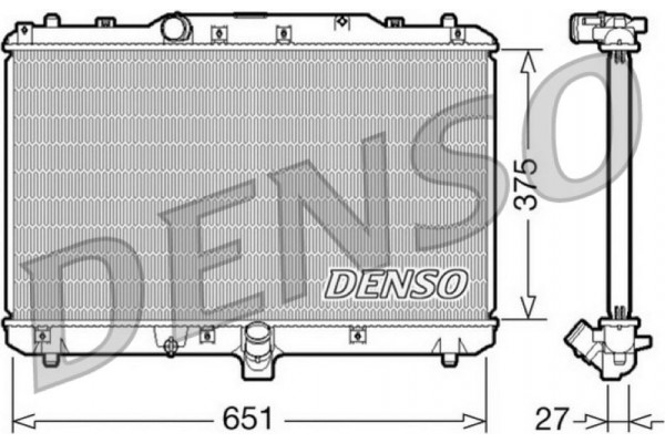 Denso Ψυγείο, Ψύξη Κινητήρα - DRM47022