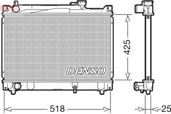 Denso Ψυγείο, Ψύξη Κινητήρα - DRM47030