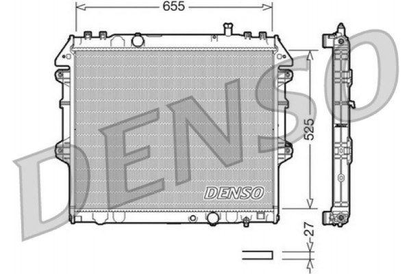 Denso Ψυγείο, Ψύξη Κινητήρα - DRM50039