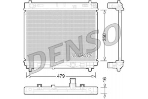 Denso Ψυγείο, Ψύξη Κινητήρα - DRM50059