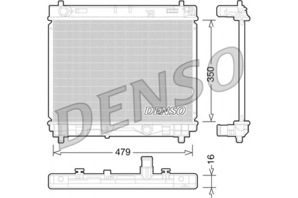 Denso Ψυγείο, Ψύξη Κινητήρα - DRM50059