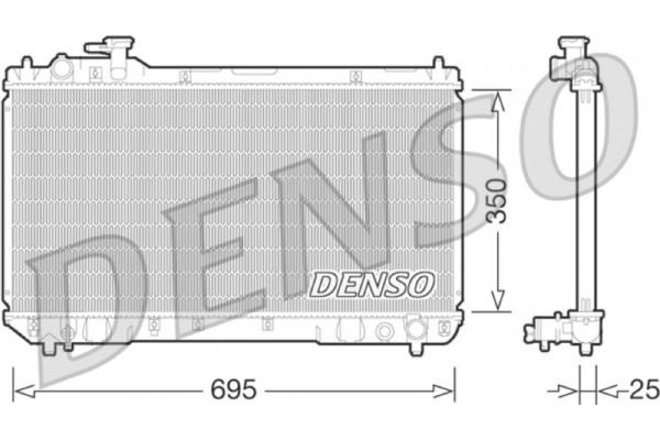 Denso Ψυγείο, Ψύξη Κινητήρα - DRM50062