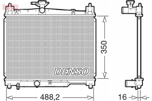 Denso Ψυγείο, Ψύξη Κινητήρα - DRM50101