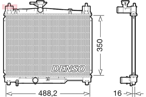 Denso Ψυγείο, Ψύξη Κινητήρα - DRM50101