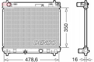 Denso Ψυγείο, Ψύξη Κινητήρα - DRM50104