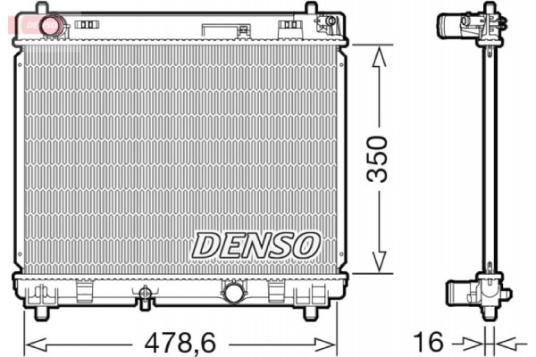 Denso Ψυγείο, Ψύξη Κινητήρα - DRM50104