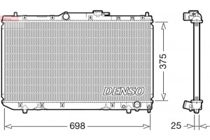 Denso Ψυγείο, Ψύξη Κινητήρα - DRM50116