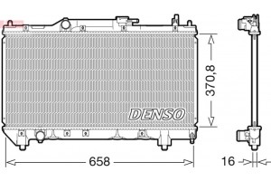 Denso Ψυγείο, Ψύξη Κινητήρα - DRM50117