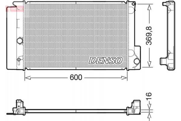 Denso Ψυγείο, Ψύξη Κινητήρα - DRM50126