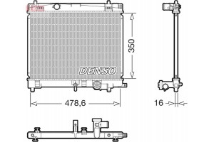 Denso Ψυγείο, Ψύξη Κινητήρα - DRM50137
