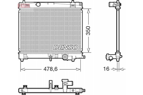 Denso Ψυγείο, Ψύξη Κινητήρα - DRM50137