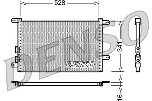 Denso Συμπυκνωτής, σύστ. Κλιματισμού - DCN01003