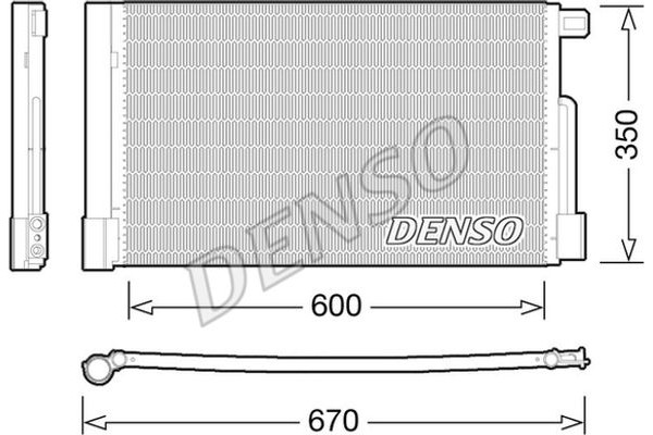 Denso Συμπυκνωτής, σύστ. Κλιματισμού - DCN01004