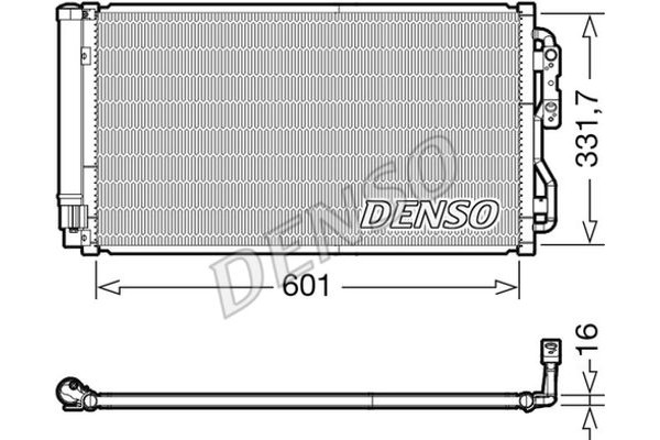 Denso Συμπυκνωτής, σύστ. Κλιματισμού - DCN05033