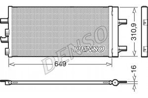 Denso Συμπυκνωτής, σύστ. Κλιματισμού - DCN05104