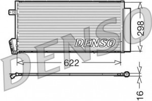 Denso Συμπυκνωτής, σύστ. Κλιματισμού - DCN09018
