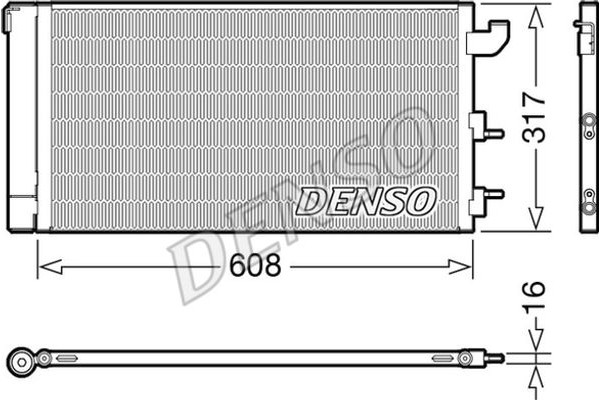 Denso Συμπυκνωτής, σύστ. Κλιματισμού - DCN09144