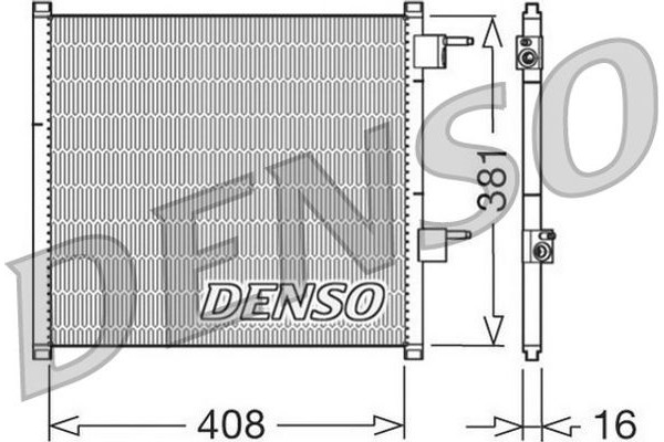 Denso Συμπυκνωτής, σύστ. Κλιματισμού - DCN10019