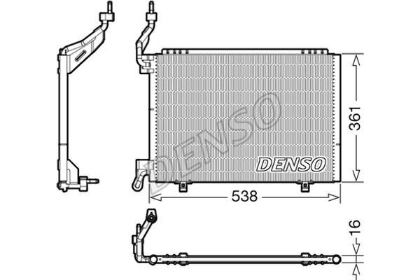 Denso Συμπυκνωτής, σύστ. Κλιματισμού - DCN10038