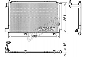 Denso Συμπυκνωτής, σύστ. Κλιματισμού - DCN10041