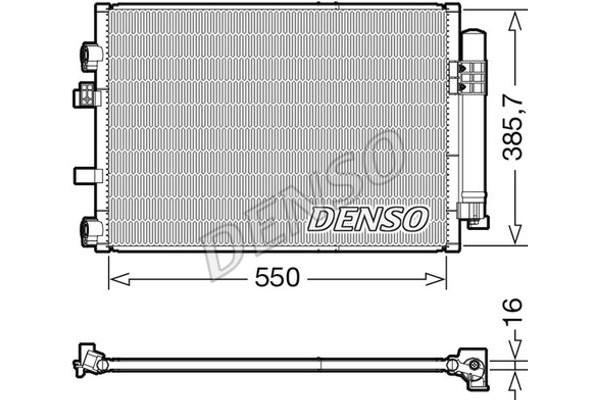 Denso Συμπυκνωτής, σύστ. Κλιματισμού - DCN10044