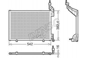 Denso Συμπυκνωτής, σύστ. Κλιματισμού - DCN10048