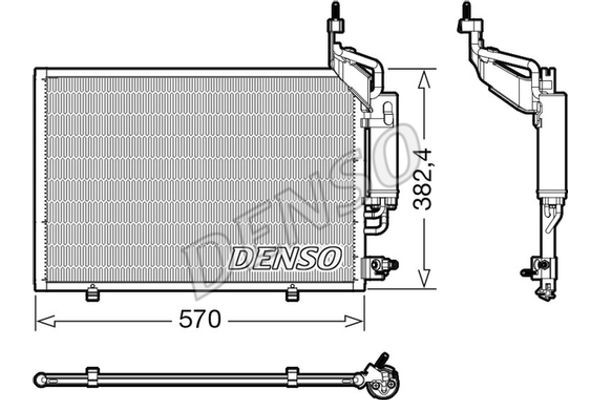 Denso Συμπυκνωτής, σύστ. Κλιματισμού - DCN10050